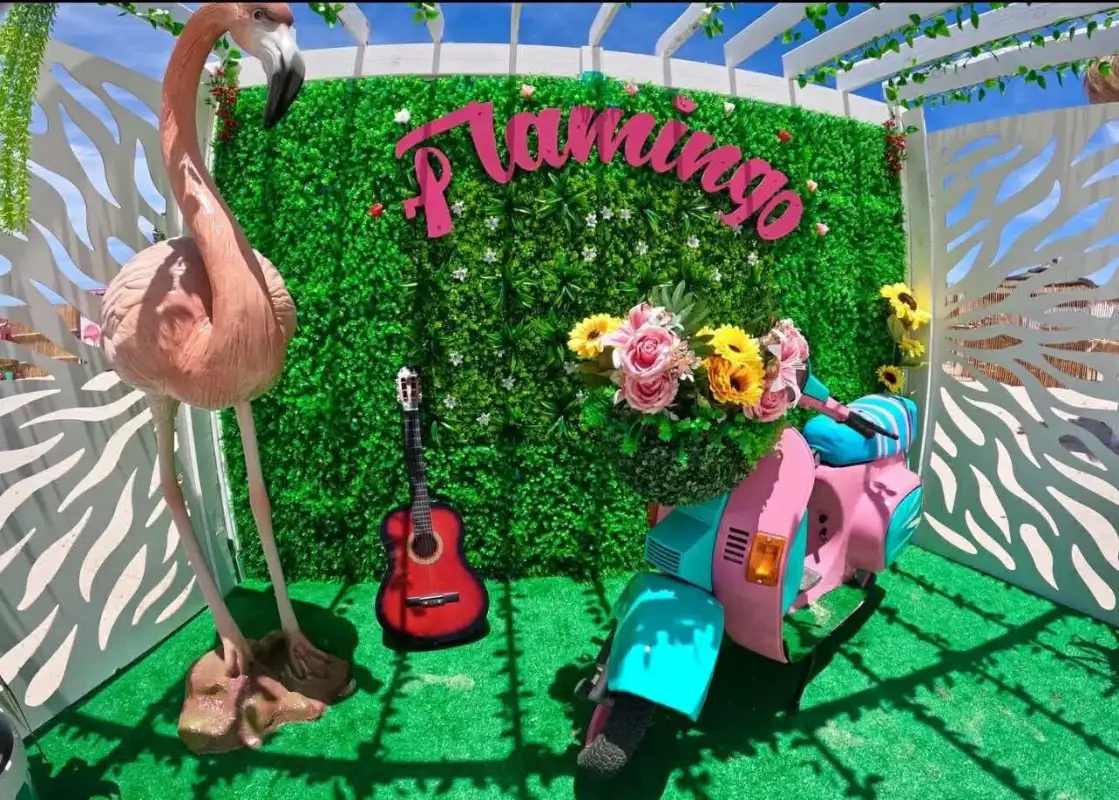 Photo 1 de Flamingo : Cabane sur Sable