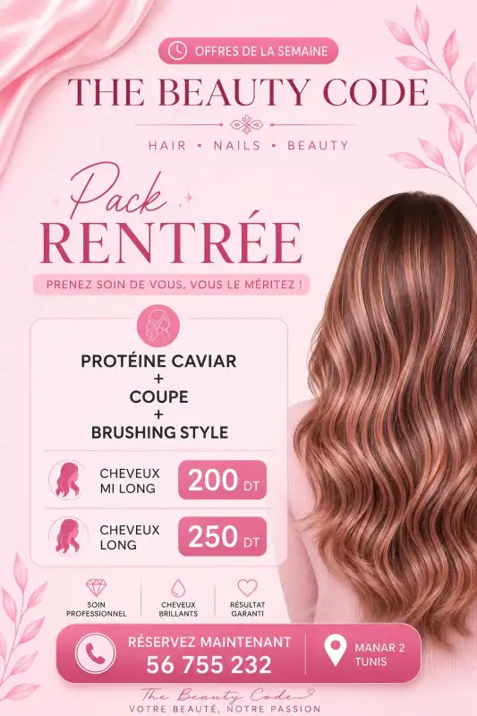Photo 1 de Proteine Caviar + Coupe + Brushing Style